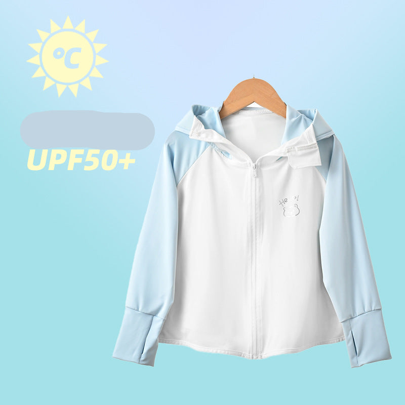 Damen Atmungsaktive Sportjacke mit UV-Schutz und Kapuze Drune