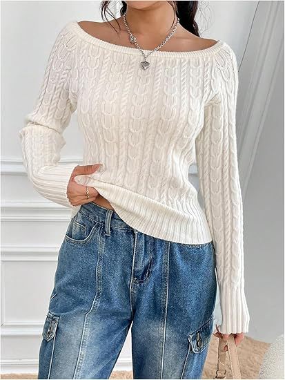 Damen Strickpullover Drune