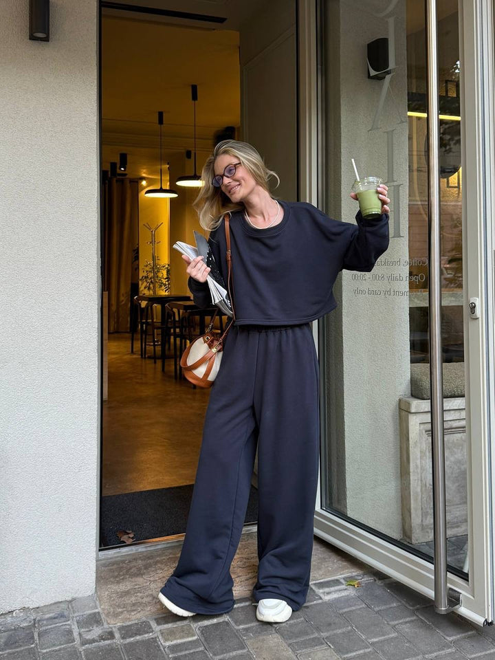 Damen lässiges Lounge-Set mit weitem Schnitt Drune