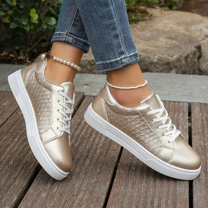 Damen Freizeitmode Sneakers mit strukturiertem Design Drune
