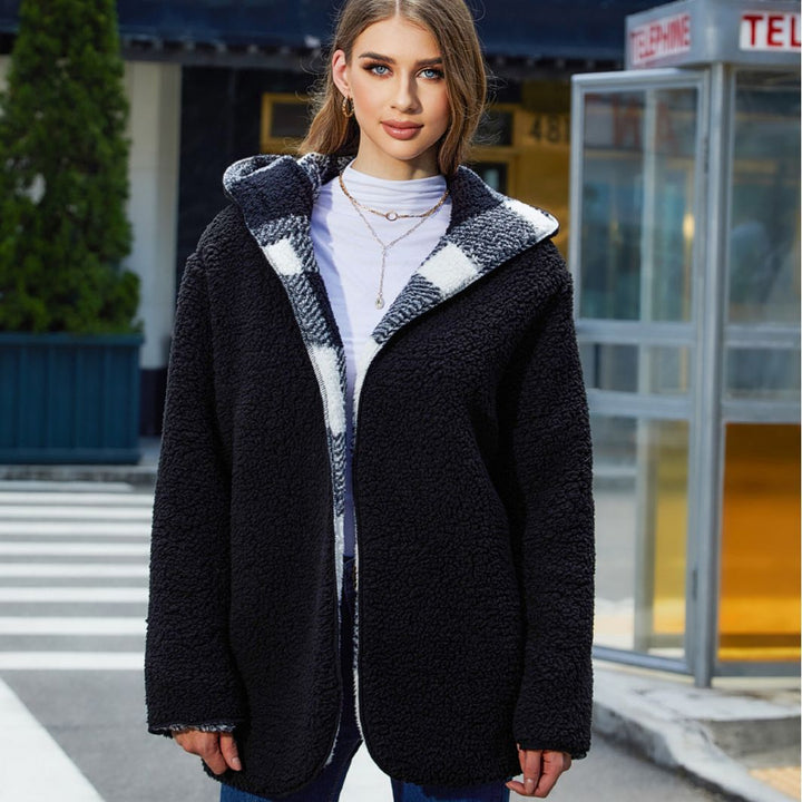 Drune | Teddy Jacke - Gemütlich & Stilvoll - Weicher Sherpa-Fleece - Lässiger Herbstlook