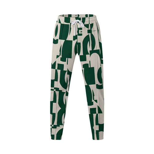 Damen lässige Chino-Hose mit modernen geometrischen Mustern Drune