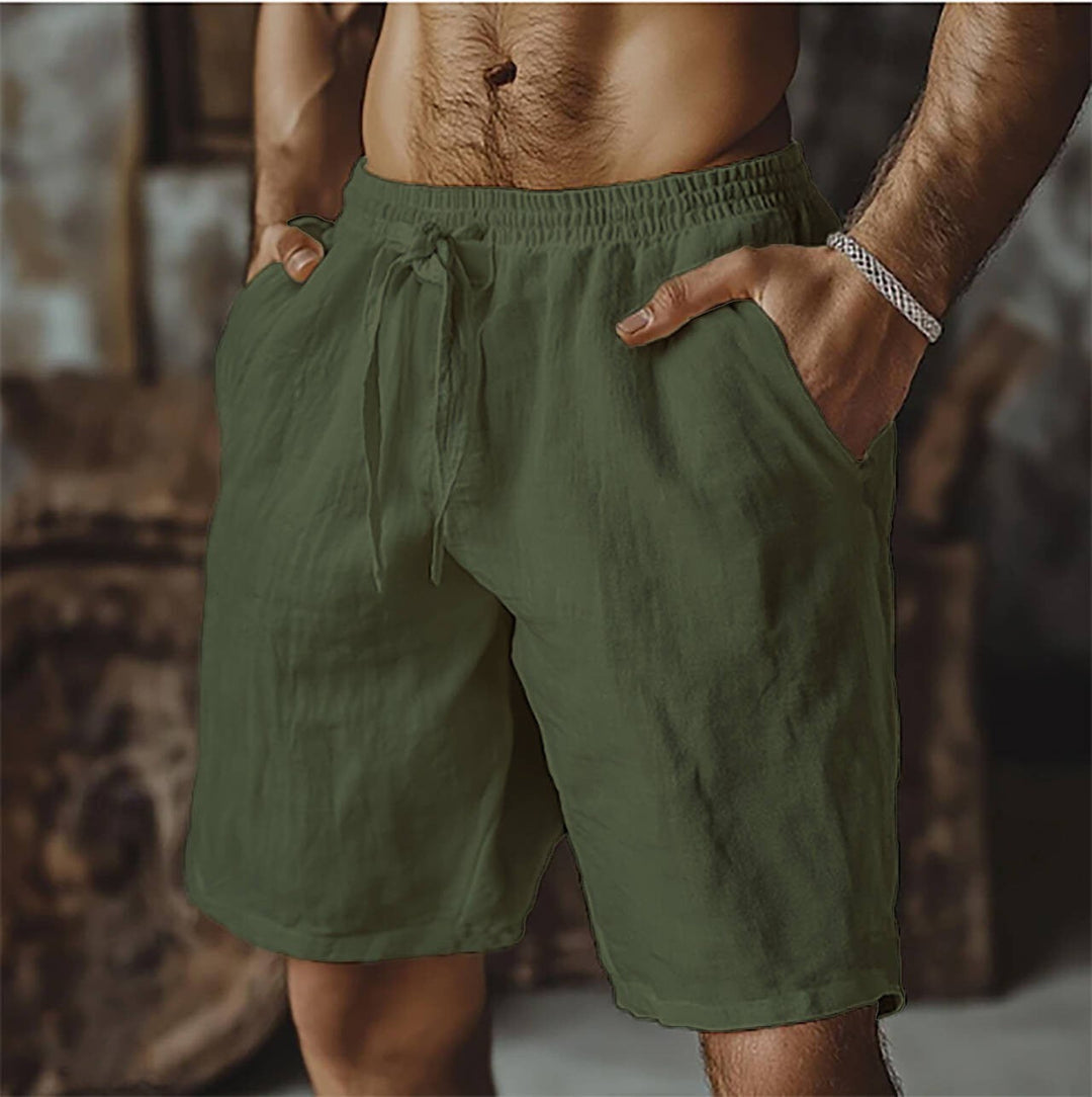 Drune | Herren-Schnürshorts aus Baumwolle