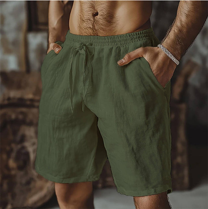 Drune | Herren-Schnürshorts aus Baumwolle