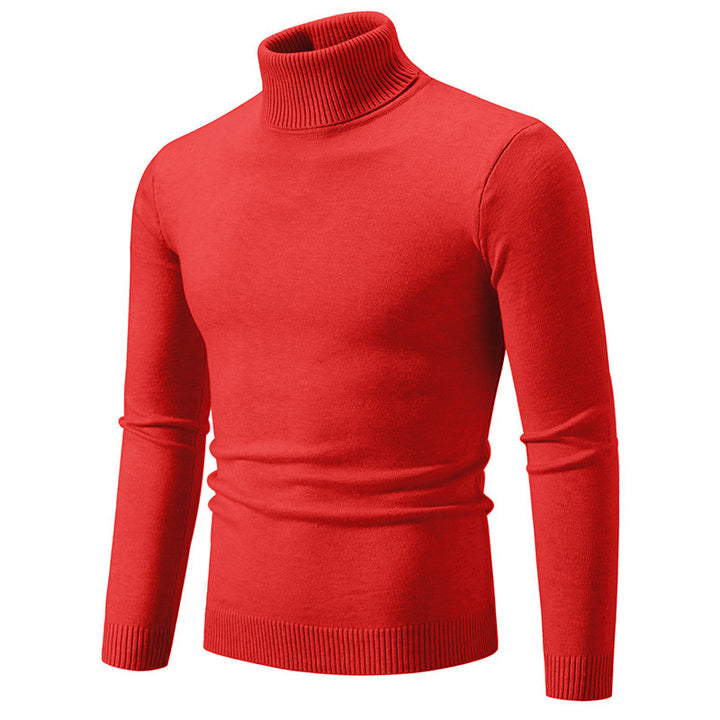 Herren schicker Rollkragenpullover aus hochwertiger Baumwolle Drune