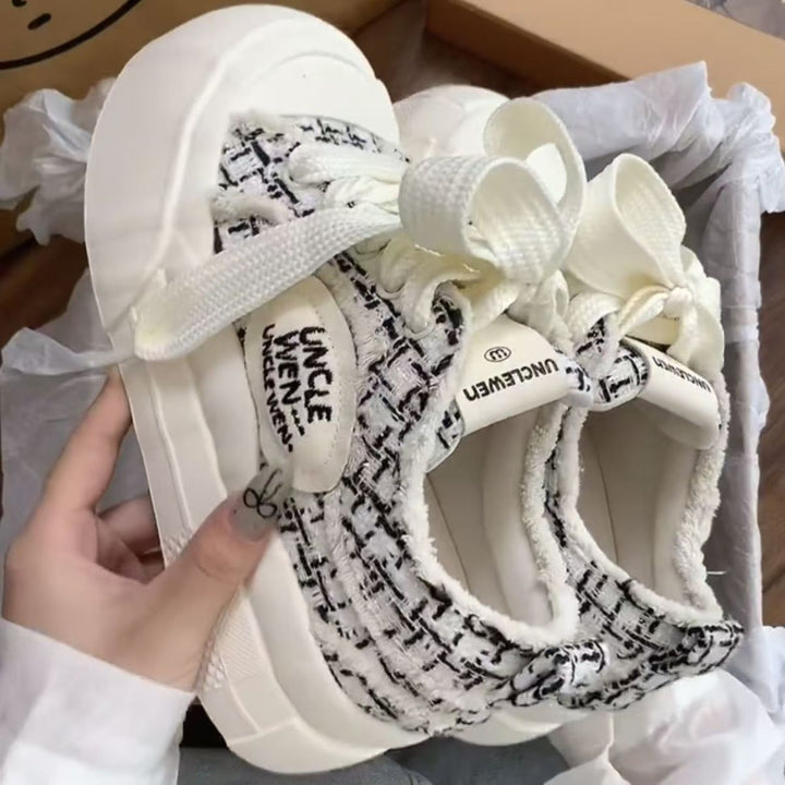 Damen Bequeme Sneakers mit kuscheligem Innenfutter und trendigem Design Drune