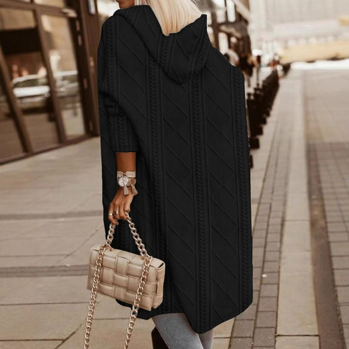Damen Kapuzenjacke mit strukturierter Ripp-Oberfläche Drune
