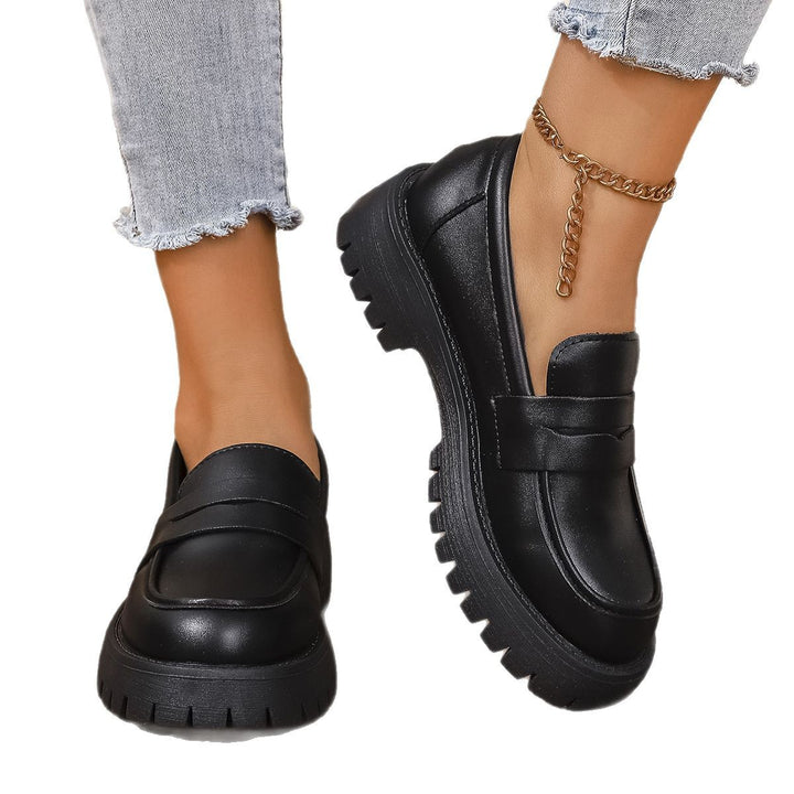 Damen Chunky Loafers im modernen Stil mit rutschfester Profilsohle Drune