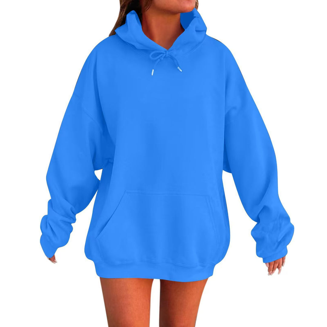 Unisex nan klassischer Kapuzenpullover mit Kängurutasche und weichem Baumwollfleece Drune