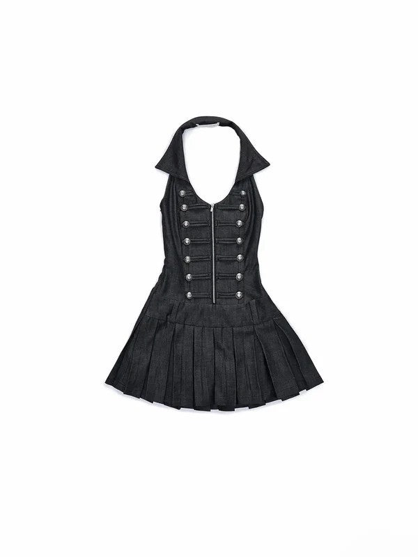 Damen Military-inspirierte Kleid Drune