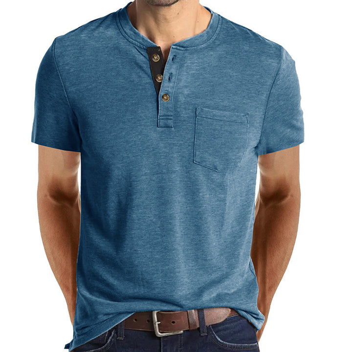 Stylisches Herren Henley-Shirt Drune