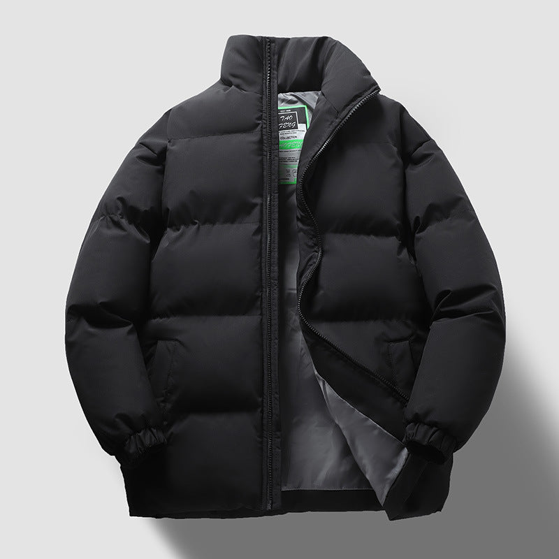 Unisex nan wattierte Steppjacke mit Stehkragen, wasserabweisender Außenhülle und elastischen Bündchen Drune