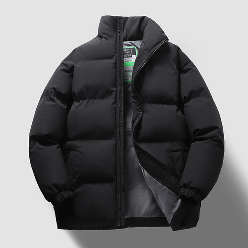 Unisex nan wattierte Steppjacke mit Stehkragen, wasserabweisender Außenhülle und elastischen Bündchen Drune