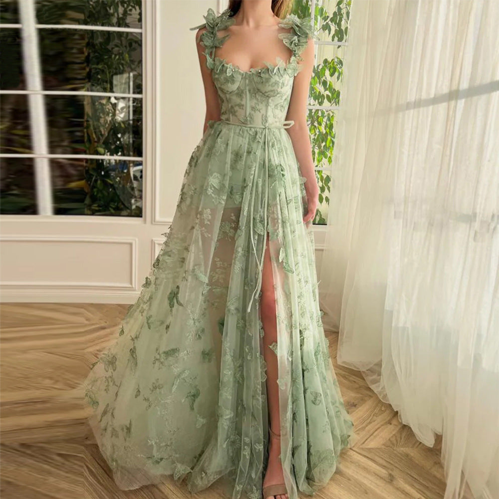 Drune | Chic Schlitz Braut Party Strand Kleid