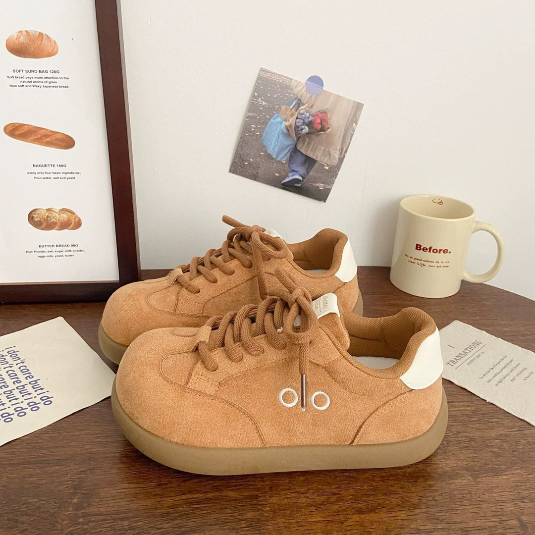 Damen Sneaker mit dicker, flexibler Sohle und atmungsaktivem Obermaterial Drune