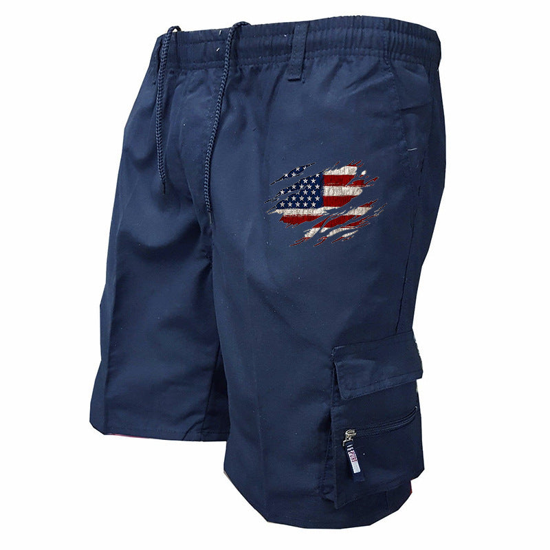 Herren Cargo-Shorts mit praktischen Seitentaschen und elastischem Bund Drune