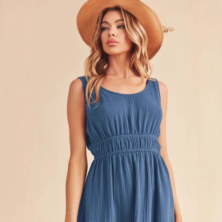 Damen Maxikleid Drune