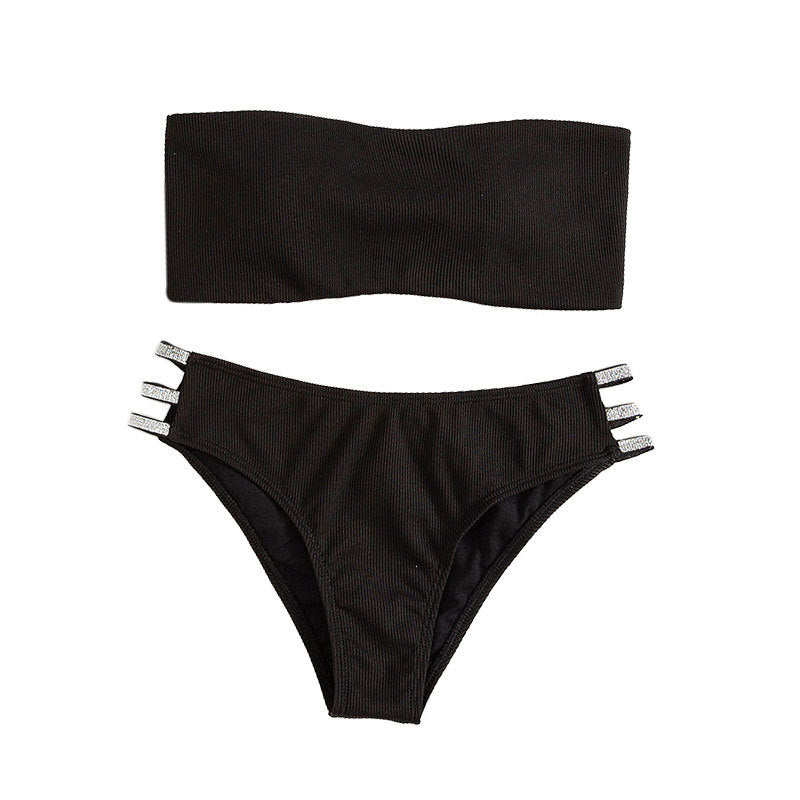 Damen Bandeau Oberteil Drune