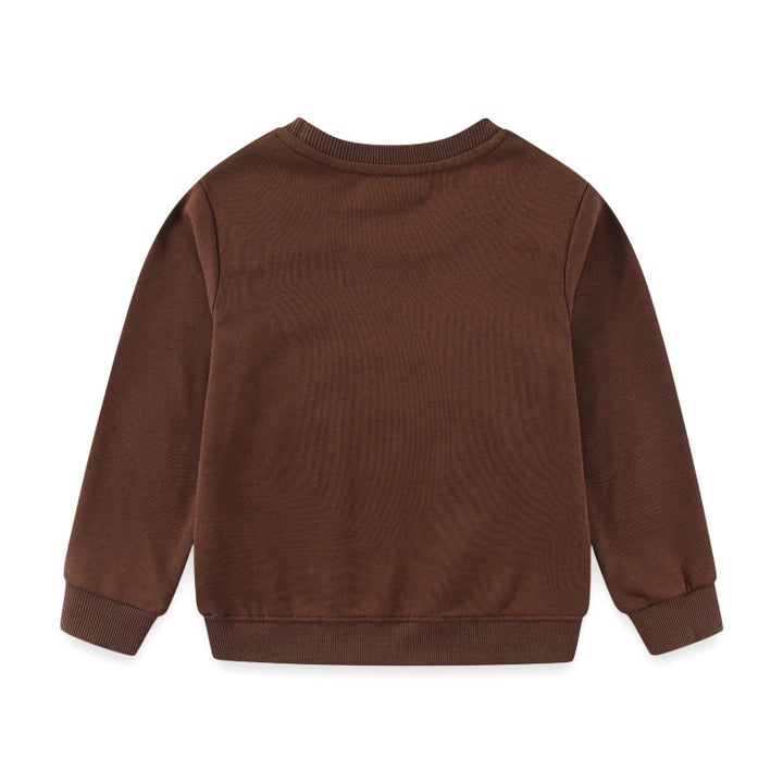 Jungen Sweatshirt mit lebhaftem Dinosaurier-Stickdesign Drune