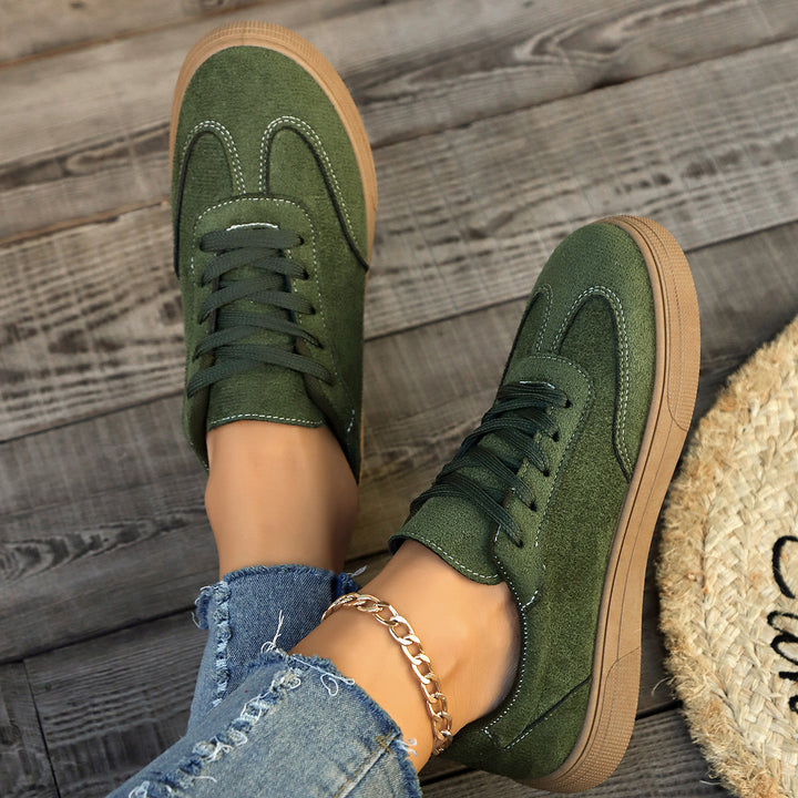 Damen modische Freizeitsneaker aus hochwertigem Textil Drune