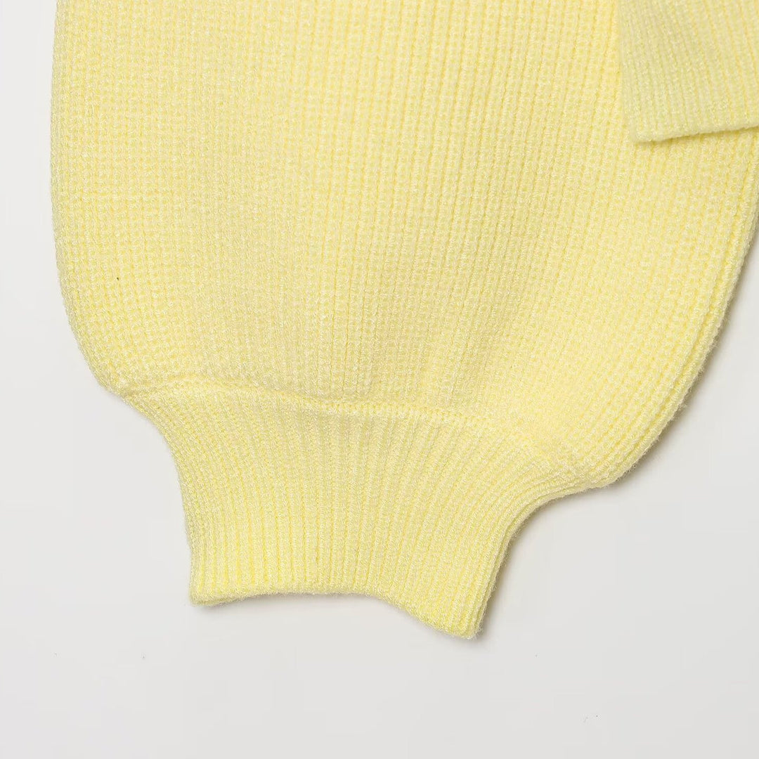 Damen Strickjacke mit weit geschnittenen Ärmeln und Knopfdetails Drune