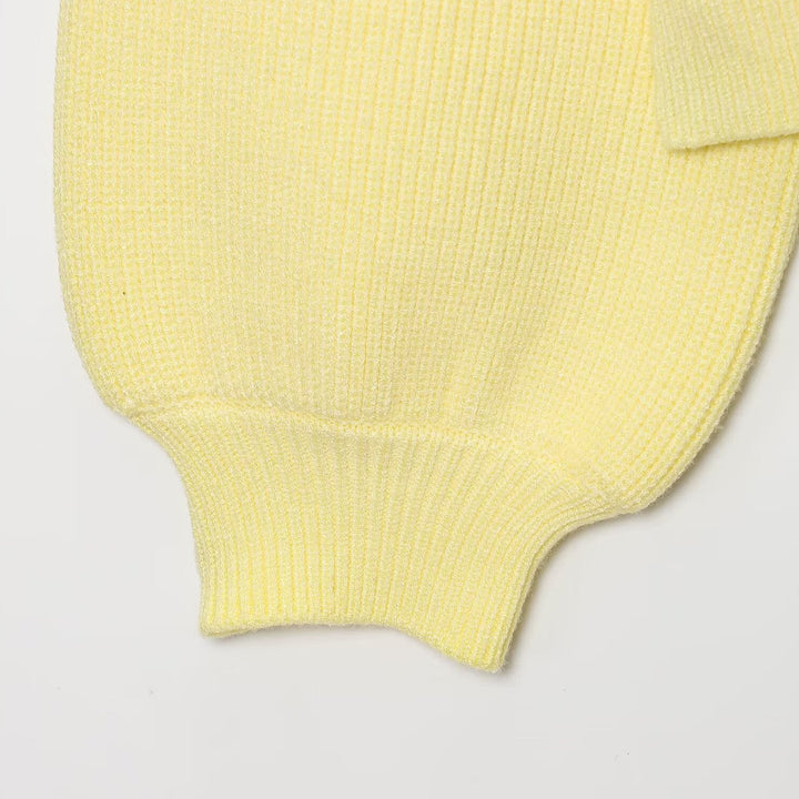 Damen Strickjacke mit weit geschnittenen Ärmeln und Knopfdetails Drune