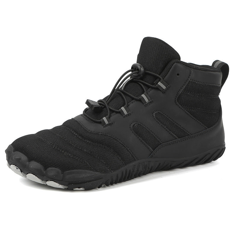 Unisex nan knöchelhoher barfußähnlicher Wassersportschuh mit Schnellzug-Schnürung und flexibler Profilsohle Drune