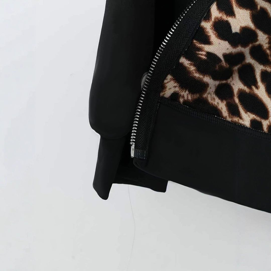 Damen kuschelige Fleecejacke mit tierischem Innenfutter Drune