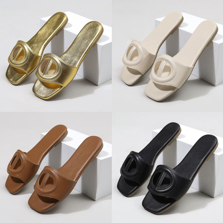 Damen Schlappen im minimalistischen Design Drune