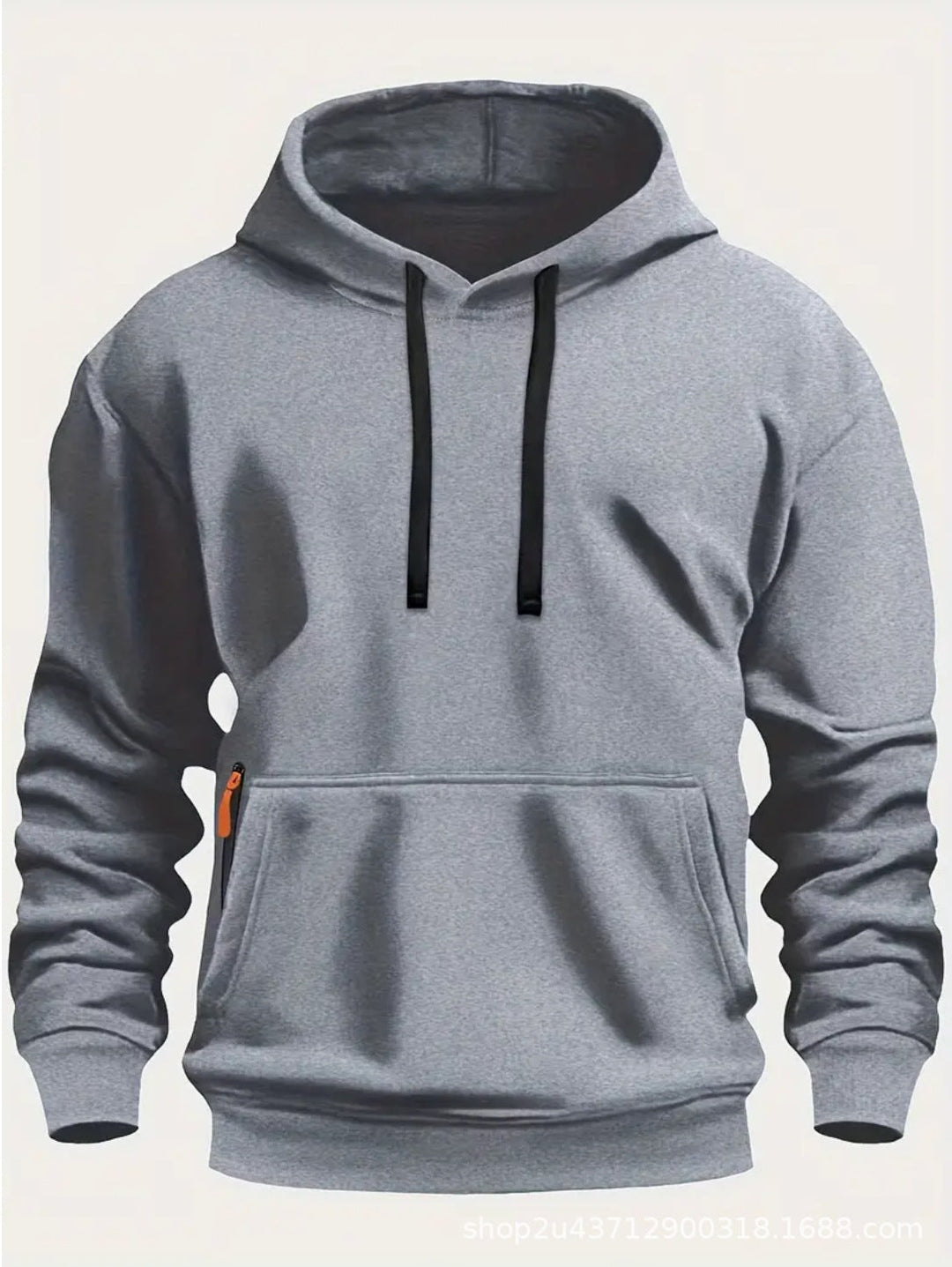 Herren sportlicher Kapuzenpullover mit praktischen Taschen und atmungsaktivem Material Drune