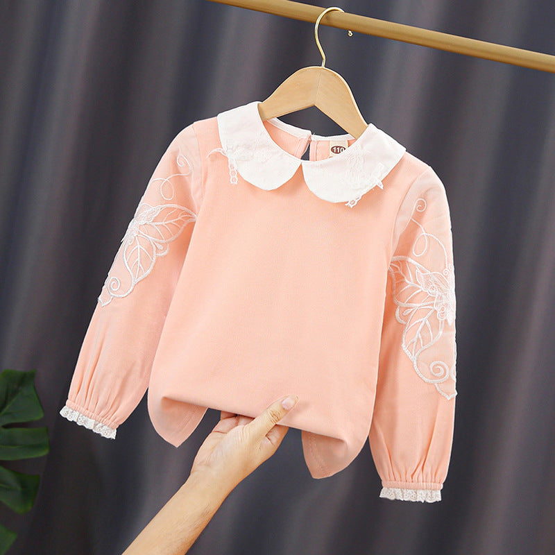 Damen Bluse mit eleganter Stickerei Drune