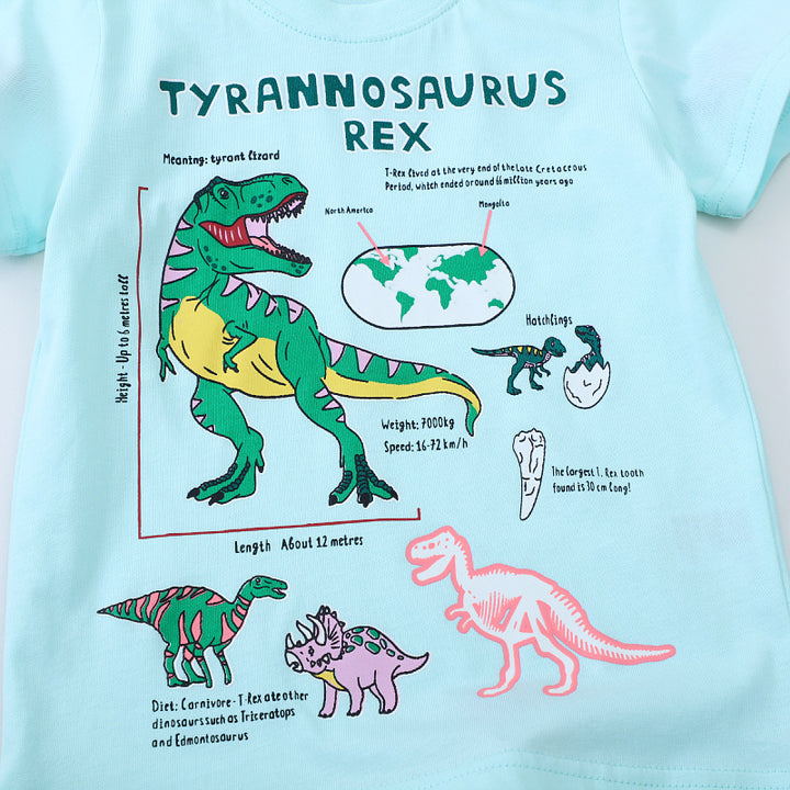 Jungen T-Shirt mit aufregendem Tyrannosaurus Rex Design Drune