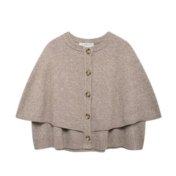 Damen modischer Umhangpullover Drune