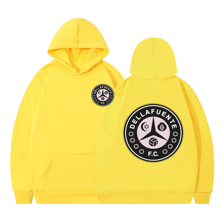 Damen Kapuzenpullover mit markantem Logo und weichem Fleece Drune