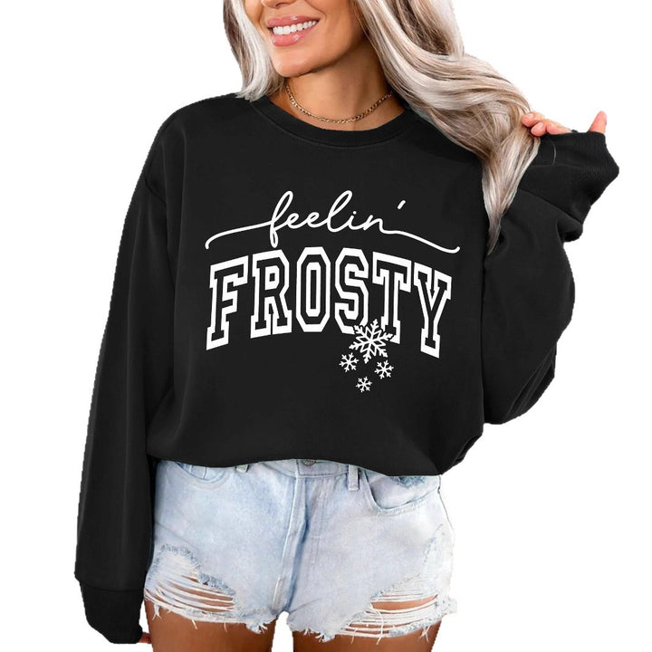 Damen Sweatshirt mit grafischem Aufdruck Drune