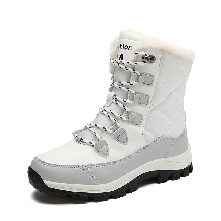 Damen Isolierte Winterstiefel mit rutschfester Sohle und kuscheligem Innenfutter Drune