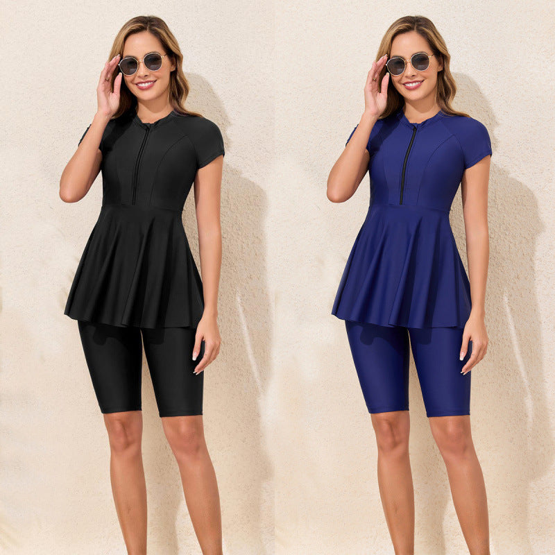 Damen Sportliches Schwimmoutfit mit femininem Schnitt Drune
