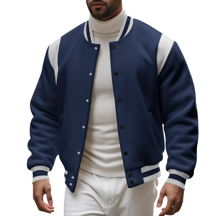 Herren sportliche Collegejacke Drune