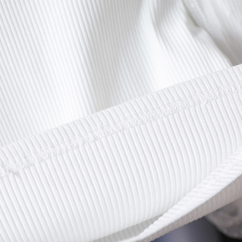 Mädchen Langarmshirt mit elegantem Tüllbesatz und Blumendekor Drune