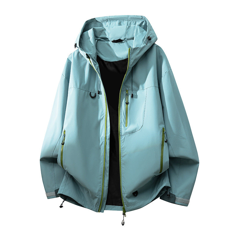 Damen technische Outdoorjacke mit multifunktionalen Taschen und verstellbarem Kapuzensystem Drune