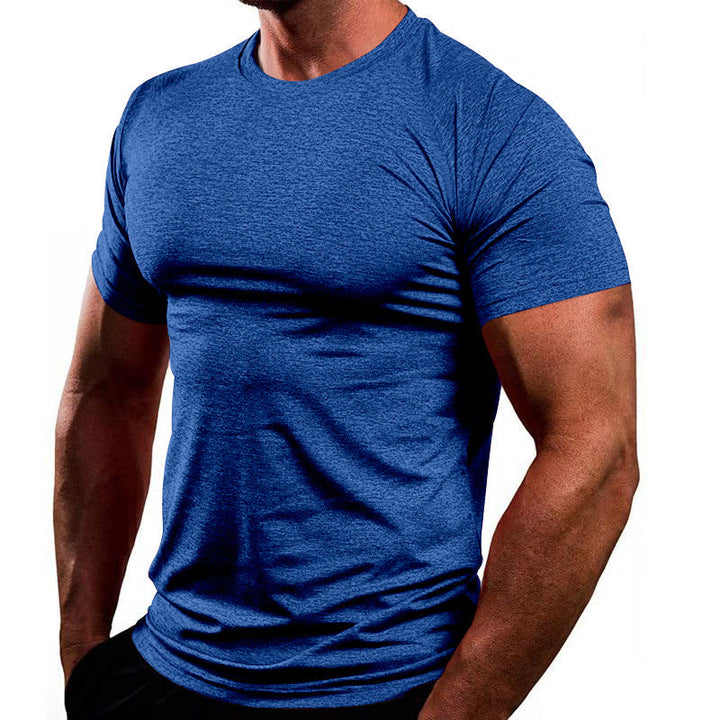 Herren Atmungsaktives Fitness-T-Shirt aus leichtem Stoff mit körperbetontem Schnitt Drune