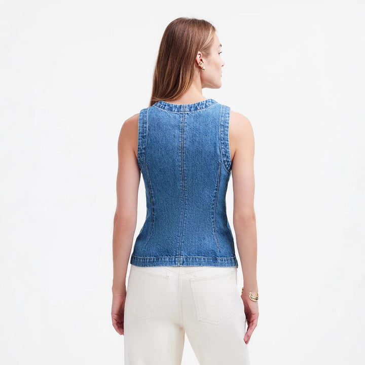 Damen Denim-Weste Drune