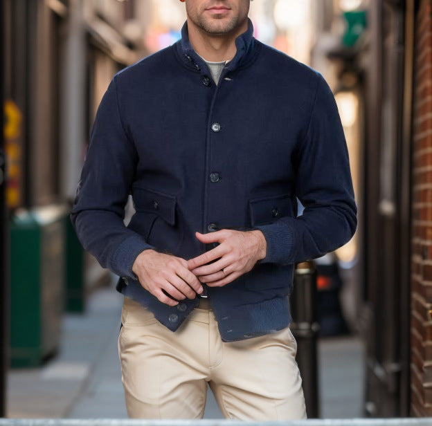 Herren multifunktionale Casual-Jacke mit praktischen Taschen Drune