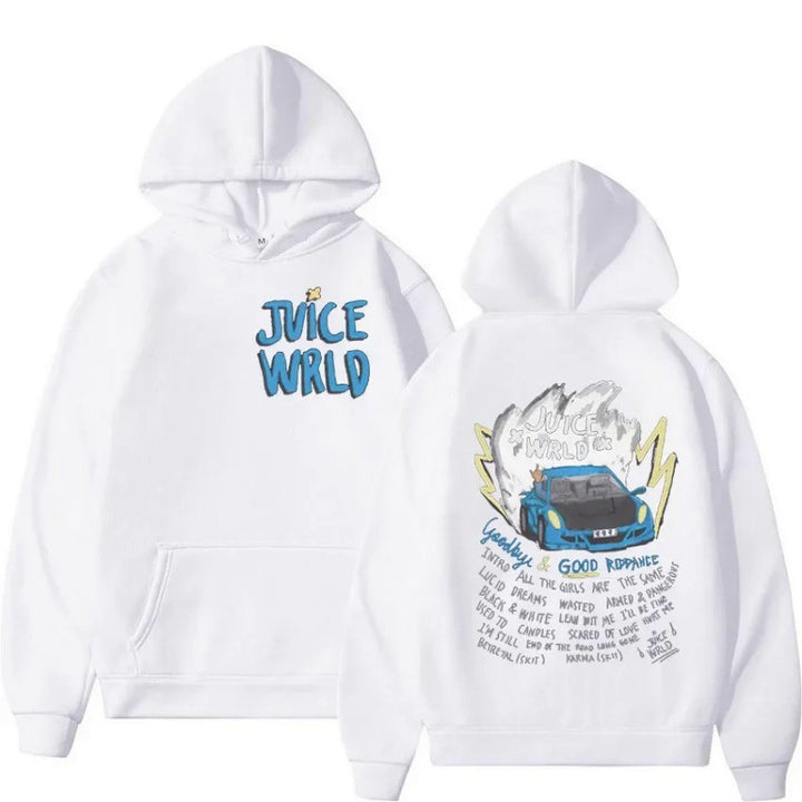 Damen Kapuzenpullover mit kreativem Grafikdesign und inspirierendem Schriftzug Drune
