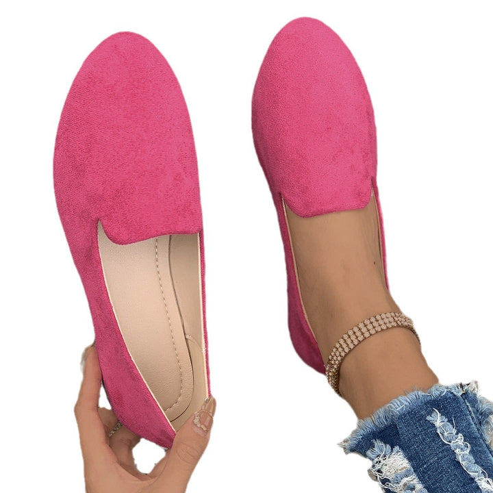 Damen bequeme Slipper im eleganten Design mit weicher Oberflächenstruktur Drune