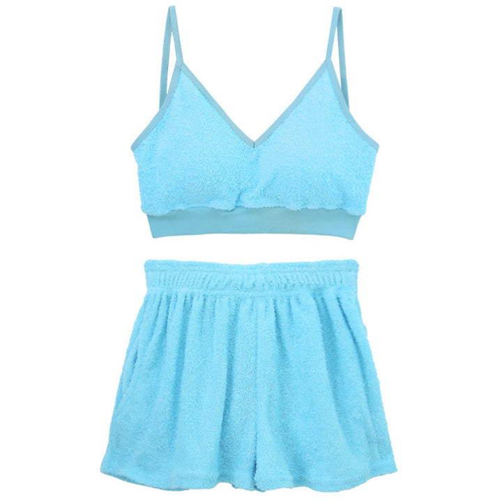 Damen Relax-Set mit weichem Material und verstellbaren Trägern Drune