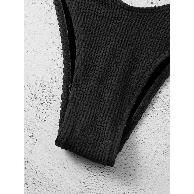 Damen Hoch tailliertes Bikini-Set mit gepolstertem Oberteil Drune