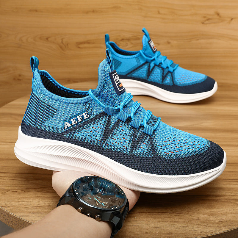 Herren Atmungsaktive Sport-Sneaker mit elastischem Schnürsystem Drune
