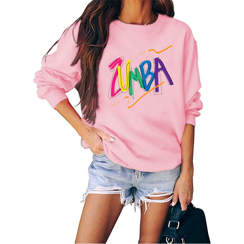 Damen Sweatshirt mit modernem Zumba-Design und lässiger Passform Drune