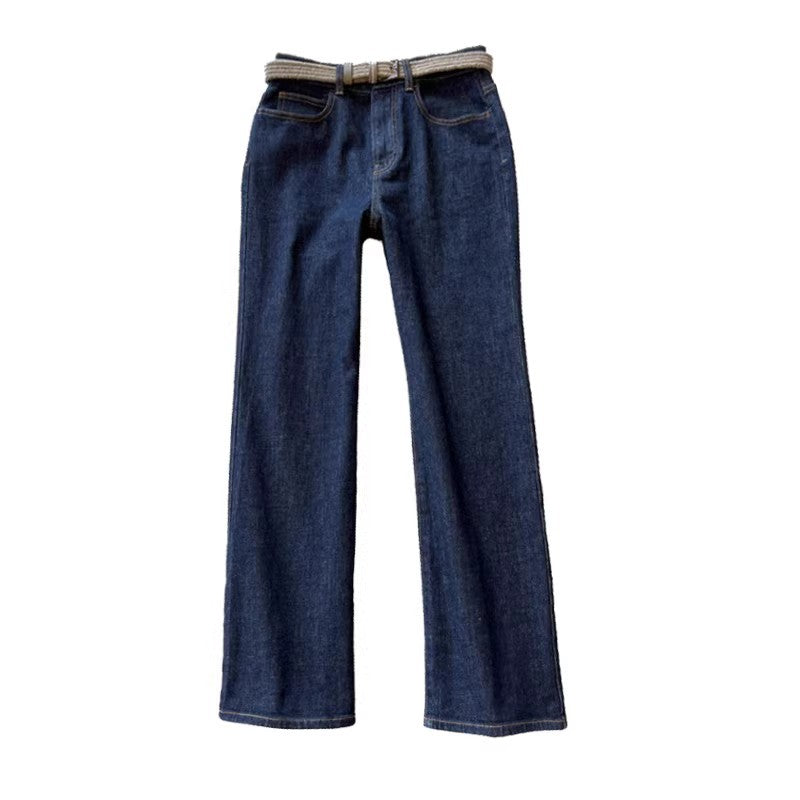 Damen Hoch geschnittene weite Jeans Drune